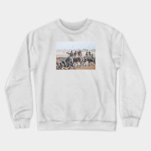 Safari Zebras Crewneck Sweatshirt